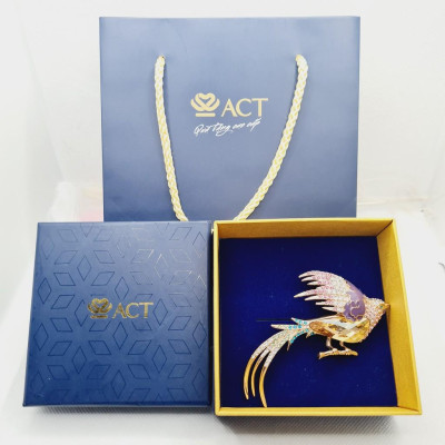 Cài áo chim phượng