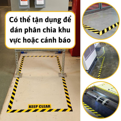 Băng Dính Chống Trơn Trượt Rộng 5cm Dài 10 Mét Sàn Nhà Cầu Thang Bậc Thềm Tránh Bước Hụt An Toàn Legaxi