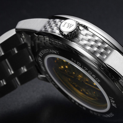 Đồng Hồ Nam I&W Carnival 706G Chính Hãng Full Box Chống Nước Kính Chống Xước Dây Thép Cao Cấp BH 60T (Máy Cơ Tự Động)