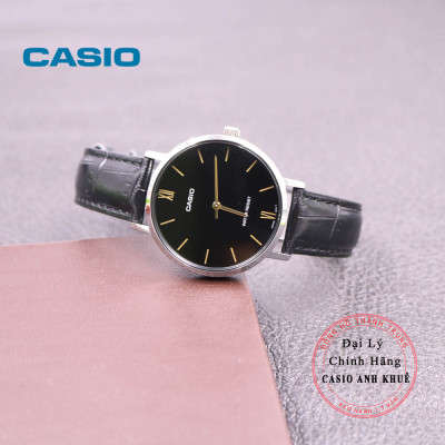 Đồng hồ Casio nữ dây da LTP-VT01L-1BUDF (34mm)