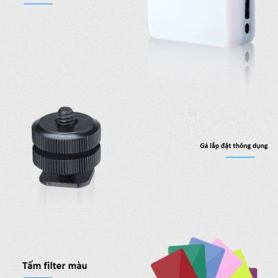 Đèn led video Ulanzi VIJIM VL120 RGB hàng chính hãng