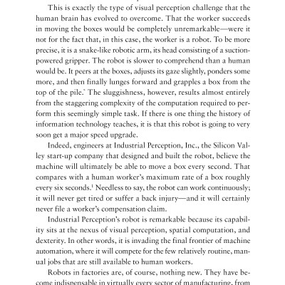 Rise Of The Robots: Technology And The Threat Of A Jobless Future