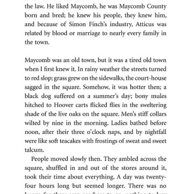 To Kill A Mockingbird