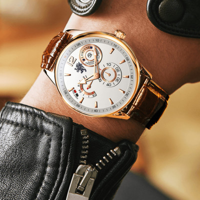 Đồng hồ nam chính hãng Lobinni No.18012-1