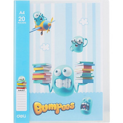 File Lá A4 Deli - EZ55002/EZ55102/EZ55202 Bằng Nhựa - Giao Mẫu Ngẫu Nhiên