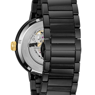 Đồng Hồ Nam Bulova Dây Thép Không Gỉ 98A203 - Mặt Đen