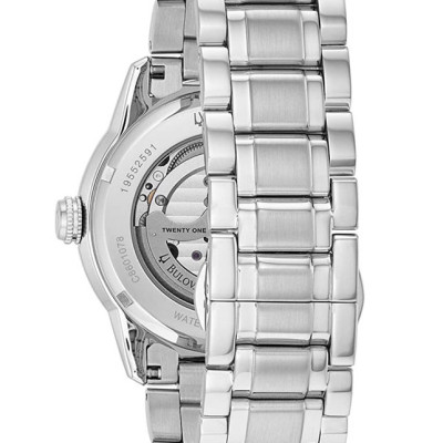 Đồng Hồ Nam Bulova Dây Thép Không Gỉ 96A118 - Mặt Trắng