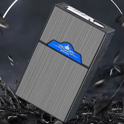 Hộp Đựng Bao thốc Kèm Bật Lửa Sạc Điện Hồng Ngoại Loại Xịn – Sang Trọng, Độc Đáo, Tiện Lợi