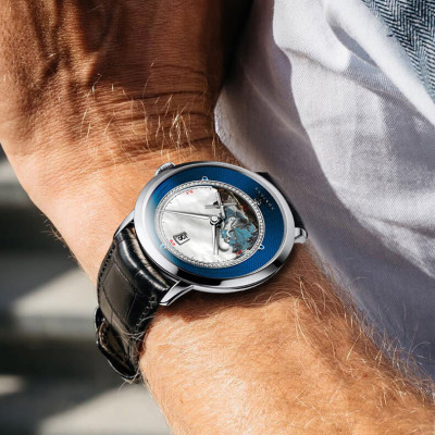 Đồng hồ nam Poniger P723-1 Chính hãng ,Kính sapphire nguyên khối ,chống xước,chống nước 50m,mặt xanh vỏ trắng dây da nâu ( đen) xịn,vỏ máy thép không gỉ 316L,Đồng hồ cơ (Automatic) bảo hành 24 tháng, hàng mới 100%,thiết kế trẻ trung và sang trọng