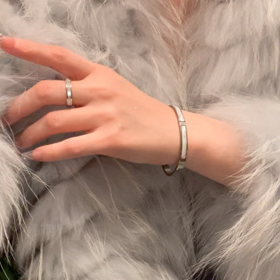 Vòng tay titan không gỉ đơn giản thời trang cho nữ, vòng tay nữ đẹp, vòng tay nữ sang trọng, vòng tay nữ phong cách thời trang