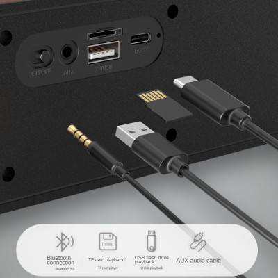 Loa Sound Bar không dây Bluetooth E3404 cho máy tính, laptop, điện thoại, máy tính bảng hàng nhập khẩu