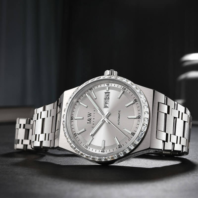 Đồng Hồ Nam I&W Carnival 779G2 Chính Hãng Full Box Chống Nước Kính Chống Xước Dây Thép Cao Cấp BH24T (Máy Cơ Tự Động)