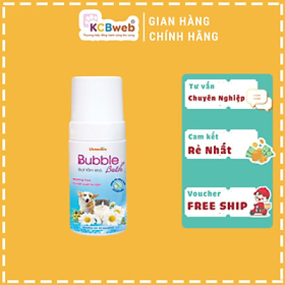 Bọt tắm khô Vemedim hương hoa cho chó, mèo