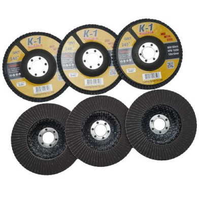 10 viên Đá nhám xếp 240# | Đĩa ráp xếp | Bánh nhám xếp K1 D100 240#