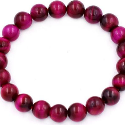 Vòng chuỗi đeo tay Đá Mắt Hổ Đỏ Hồng size 8 ly 21 hạt - hợp mệnh Hỏa, mệnh Thổ