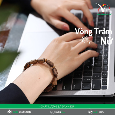 Vòng Trầm Thiên Nhiên Kiểu Đốt Trúc Dành Cho Phái Nữ - Lạ Mắt Và Cá Tính