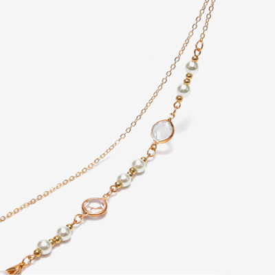 Dây kính chain glasses dây chuyền đeo cổ giữ kính chống rơi vỡ chuỗi đeo tai nghe airpod đeo mặt nạ khẩu trang mix hạt bi và đá ấn tượng