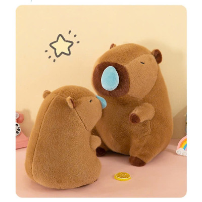 Gấu bông Chuột Capybara Thú nhồi bông Capybara Bộ trưởng Bộ Ngoại Giao đáng yêu 23cm Thú Bông Quà Tặng