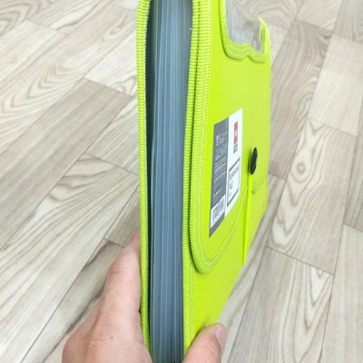 Cặp Xốp 7 Ngăn - Deli 38127 - Xanh Chuối