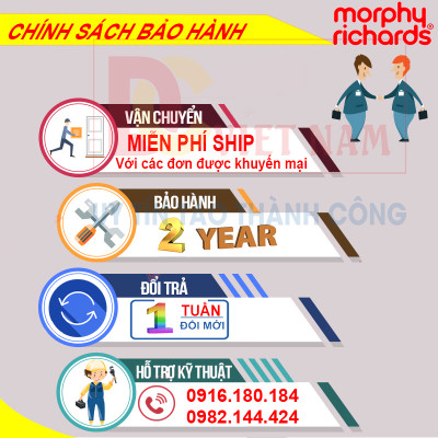Bộ Dao Thớt Khử Khuẩn UV Và Sấy Khô Morphy Richards MR1002 Thế Hệ Thứ 3-hàng chính hãng