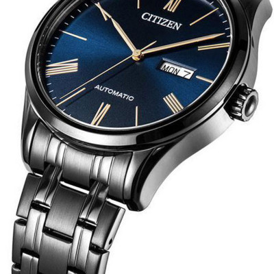 Đồng Hồ Nam Citizen Dây Thép Không Gỉ NH8365-86M - Mặt Xanh