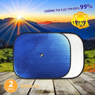 Bộ 2 Tấm Che Nắng Ô Tô, Tấm Chắn Nắng Ô Tô Xe Hơi Phản Quang