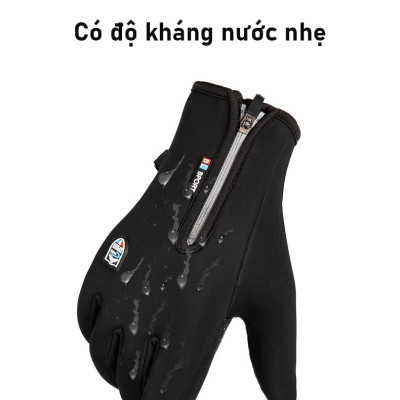Găng tay giữ ấm mùa đông Rhino G901 B Bao tay thể thao cảm ứng điện thoại , găng tay đi xe máy, xe đạp lót nỉ cho nam nữ - Hàng chính hãng