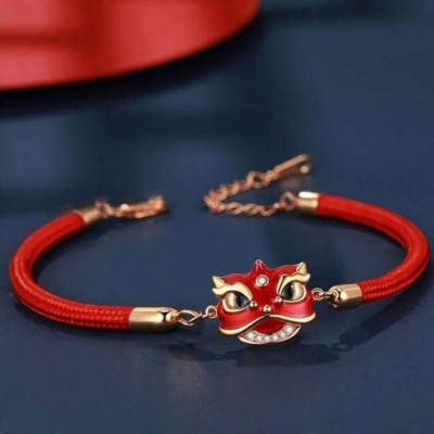 VÒNG TAY DÂY ĐỎ KỲ LÂN MAY MẮN SIÊU DỄ THƯƠNG