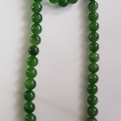 Vòng chuỗi đeo cổ Nữ mới đẹp Đá ngọc jade hay ngọc phật xanh tự nhiên  Size 8mm màu xanh ngọc bích bóng sang đẹp hợp mệnh thủy mộc hỏa Quà tặng ý nghĩa cho Mẹ, mình và người thân ý nghĩa ạ