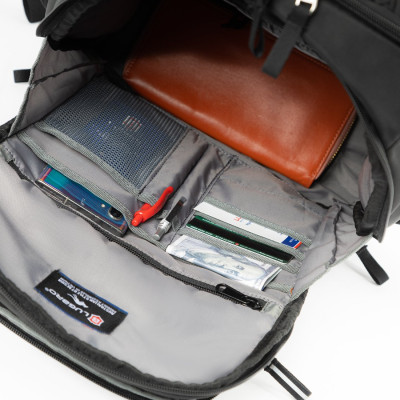 Ba lô Laptop LUGBRO CITY 2 (Đen vải)