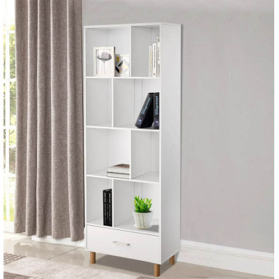 Giá sách gỗ gia đình đa năng tiện nghi SMLIFE Beeb