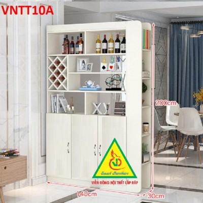 TỦ KỆ TRANG TRÍ KIÊM VÁCH NGĂN VNTT10A - Nội thất lắp ráp Viendong Adv