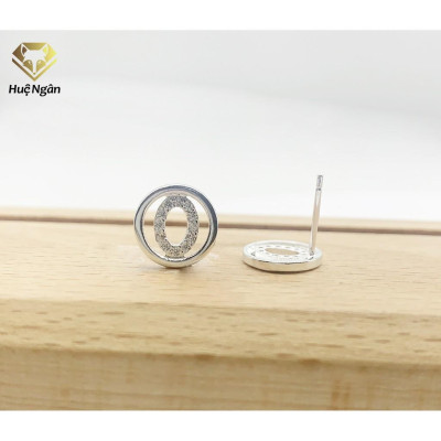 Bông tai bạc Ý 925 Huệ Ngân - Mắt Ngọc RYE140796
