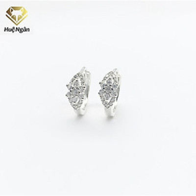 Bông tai bạc Ý 925 Huệ Ngân - Nơ Xinh RYE140605