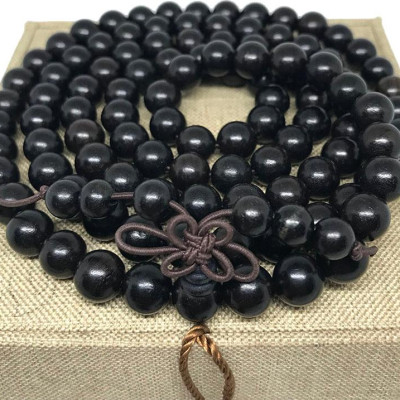  VÒNG TAY GỖ MUN SIZE HẠT 8MM -180 HẠT/VÒNG