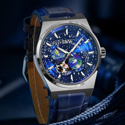 Đồng hồ nam chính hãng IW CARNIVAL IW708G-1 Kính sapphire ,chống xước ,Chống nước 50m ,Bảo hành 24 tháng,Máy cơ (Automatic),dây da cao cấp, thiết kế đơn giản dễ đeo