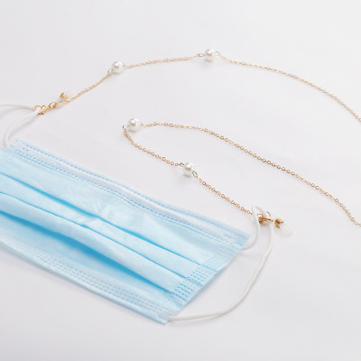 Chuỗi dây đeo mắt kính mix ngọc trai đeo gọng kính đeo khẩu trang chống thất lạc