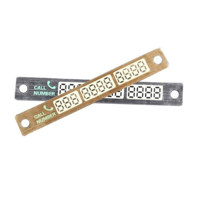 Thanh ghi số điện thoại trên kính ô tô có dạ quang