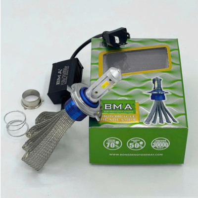 Đèn pha 2 màu F5 BMA chân h4 cắm như zin