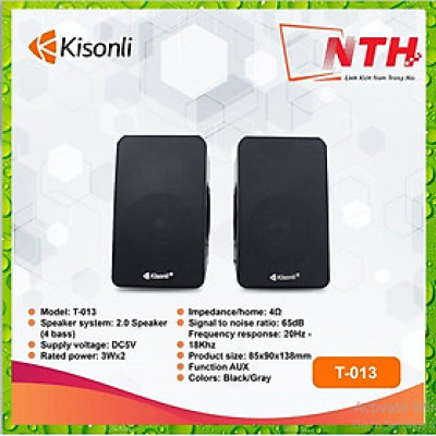 LOA VI TÍNH 2.0 kISONLI T-013 - Hàng Chính Hãng