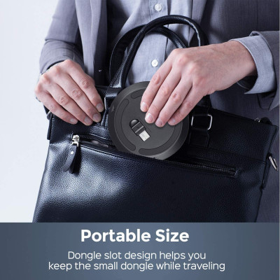 Loa Hội Nghị Emeet Luna - Bluetooth, Micro R Kèm Loa, Thu Âm 360 Độ, Lọc Tạp Âm Nền, Phù hợp 4-8 Người - Hàng Chính Hãng