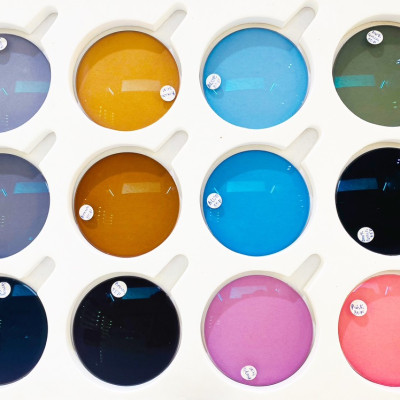 Tròng kính màu u2 1.60asp cận viễn loạn CHEMI thời trang hàn quốc lớp phủ siêu váng dầu chống uv