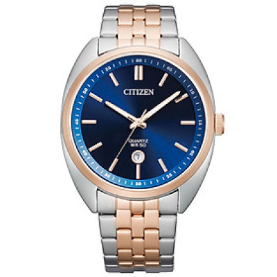 Đồng Hồ Nam Citizen Dây Thép Không Gỉ BI5096-53L - Mặt Xanh