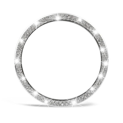 Khung viền bezel 41mm ( benzen ) đính hạt và dây Milanese 20mm dành cho Samsung Galaxy Watch 3 41mm