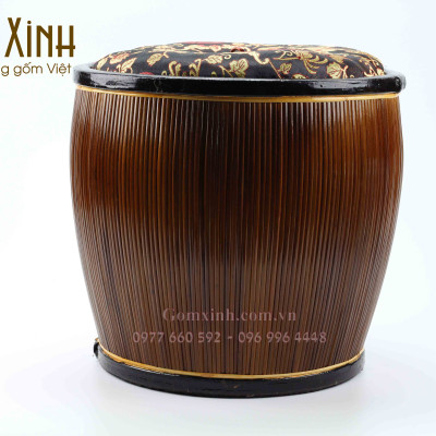 Bao ủ_giỏ ủ ấm Bát Tràng_loại ấm tích 0.75 lít - 1 lít (hàng mây tre đan cao cấp)