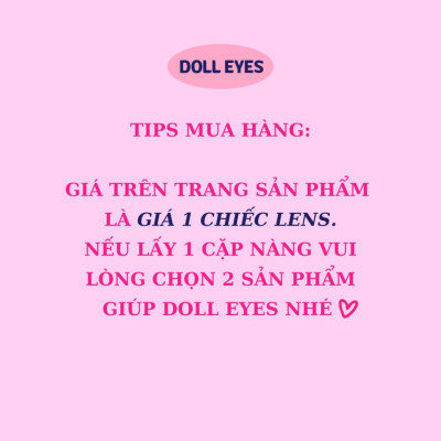 Kính áp tròng DOLL EYES Jenini Choco 14,2mm - JERIS Special Collection 