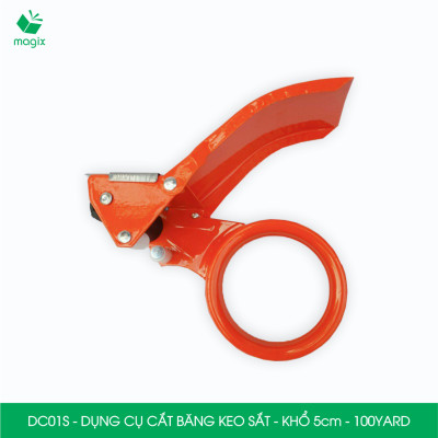 DC01S - Đồ cắt băng keo sắt khổ 5cm loại 100yard - Dụng cụ cắt băng keo, dao cắt băng dính