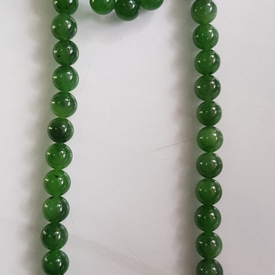 Vòng chuỗi đeo cổ Nữ mới đẹp Đá ngọc jade hay ngọc phật xanh tự nhiên  Size 8mm màu xanh ngọc bích bóng sang đẹp hợp mệnh thủy mộc hỏa Quà tặng ý nghĩa cho Mẹ, mình và người thân ý nghĩa ạ