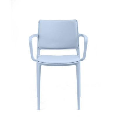 Ghế nhựa đúc có lót đệm nhiều màu