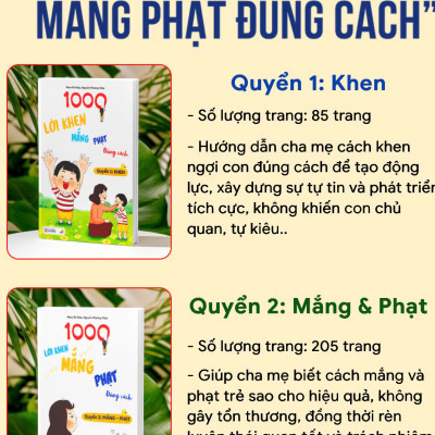 Sách 1000 Lời Khen Mắng Phạt Đúng Cách